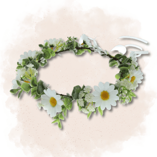 Couronne de Fleurs Blanche