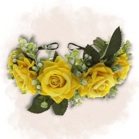 Couronne de Fleurs Jaune